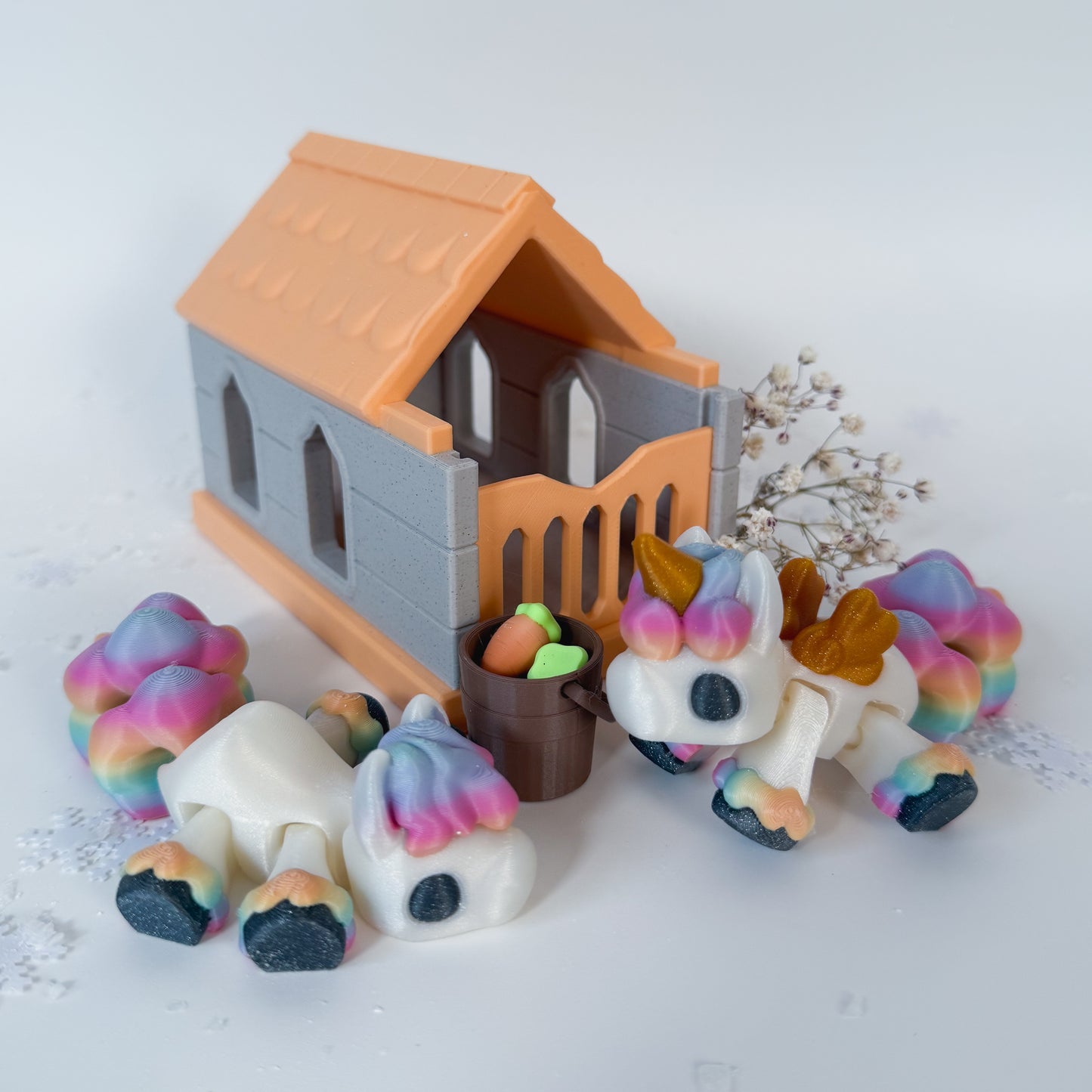 Pony Set with House