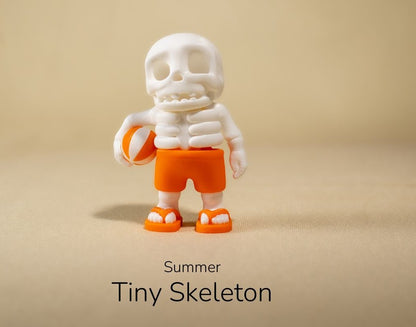 💀🌞 Flexi Kleines Skelett – Summer Edition