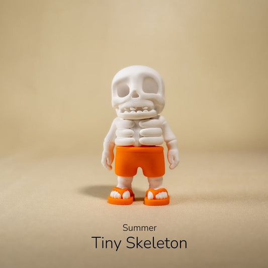 💀🌞 Flexi Kleines Skelett – Summer Edition